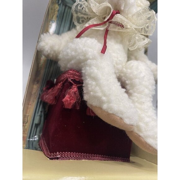 NOS Musical Victorian Teddy Bear Doll Plush Toy Animated Wind Up Love Story - Picture 16 of 16